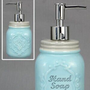 Blue Ceramic Lotion Dispenser 16679